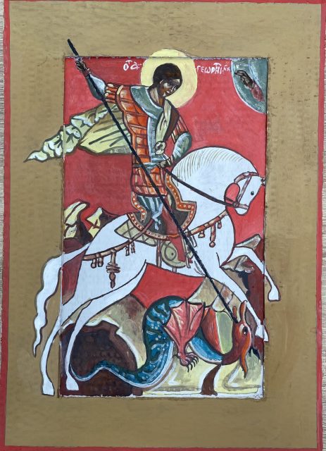 167.2....6А_Коваль-Ольга_-8Г_Рыжова-Арина_Икона-«Чудо-Георгия-о-змие»-XV-века_167