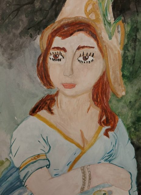Левина Алиса.8лет.В.Боровицкий. Портрет Екатерины Арсеньевой