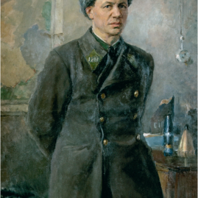 Серов Вл. А.Портрет полкового комиссара В.И.Цветкова