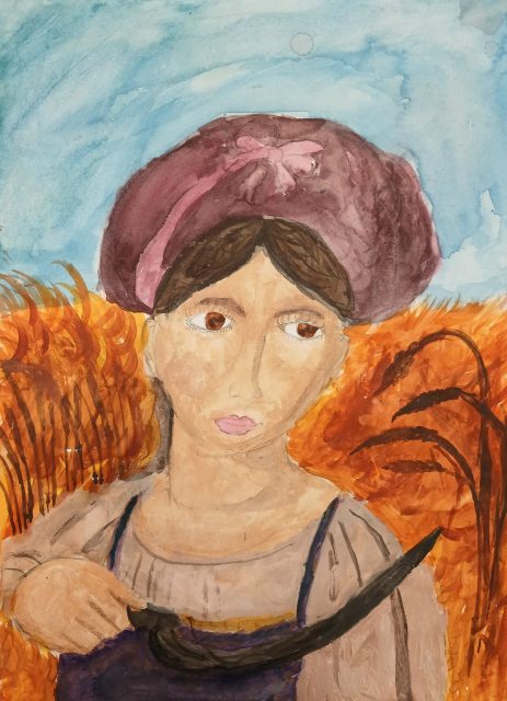 Штырова Стефания.10лет. А.Венецианов.Жница